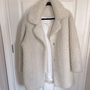 Sandro teddy coat
